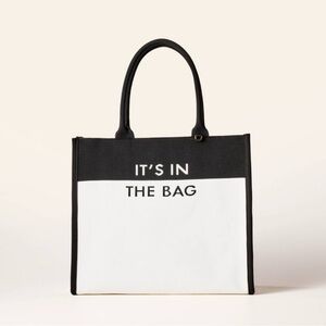 NWT Kate Spade x Target It’s In The Bag Black & White Tote LIMITED EDITION